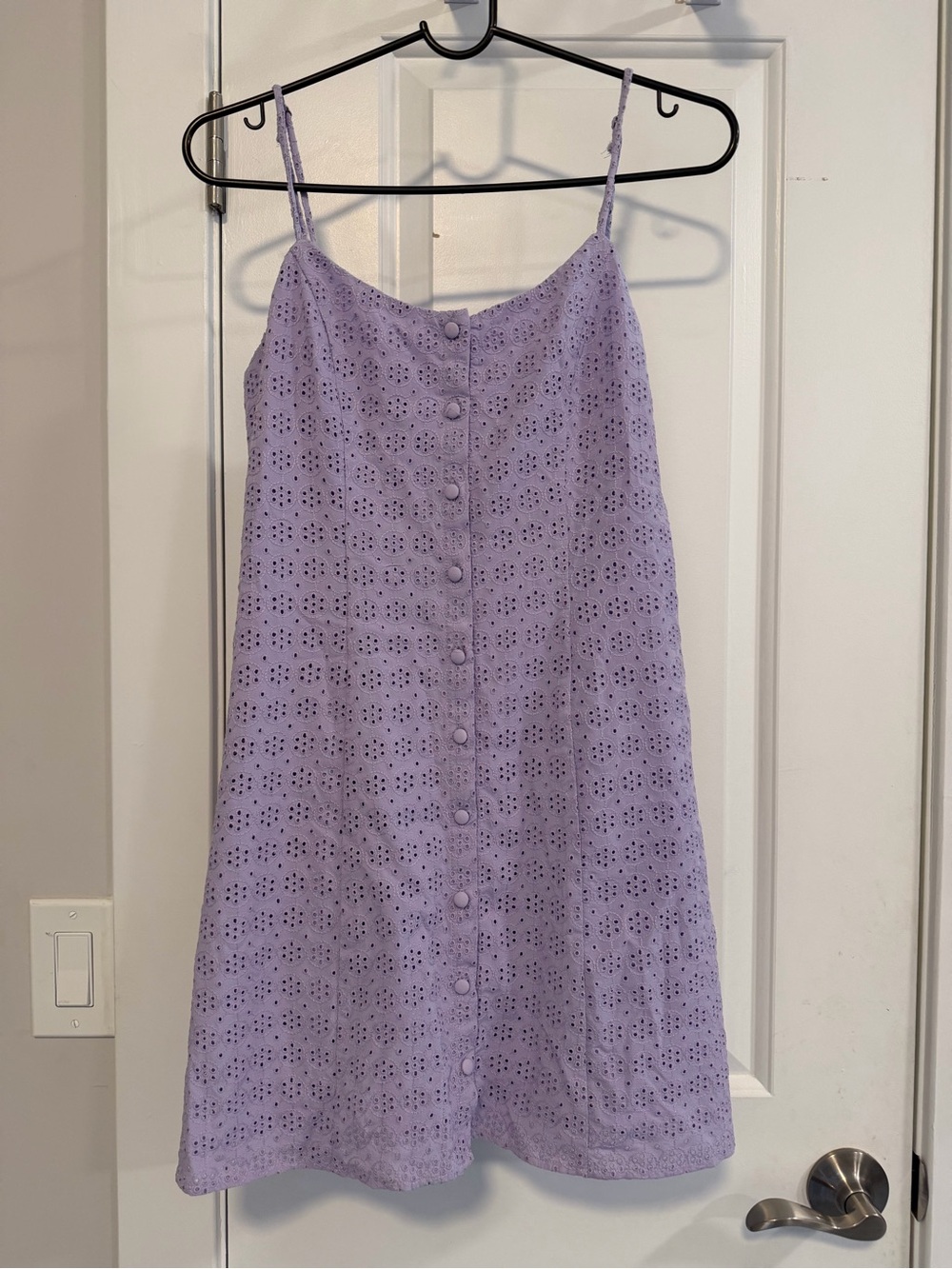 Eyelet dress purple excellent used